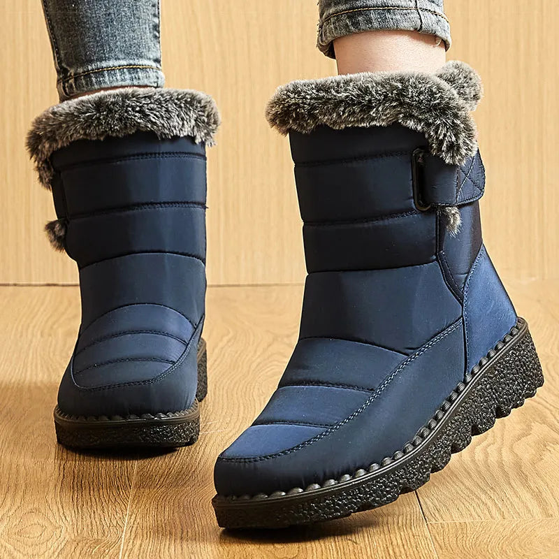 Ewerydays | Fionara – Damen Winterstiefel wasserdicht mit Pelzfutter, knöchelhoch