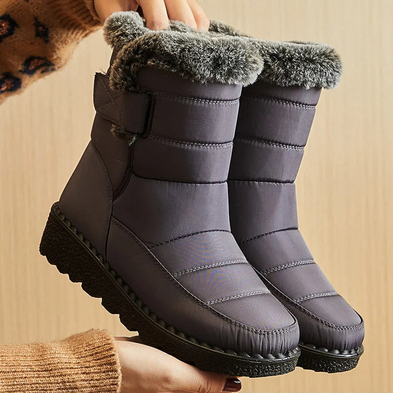 Ewerydays | Fionara – Damen Winterstiefel wasserdicht mit Pelzfutter, knöchelhoch