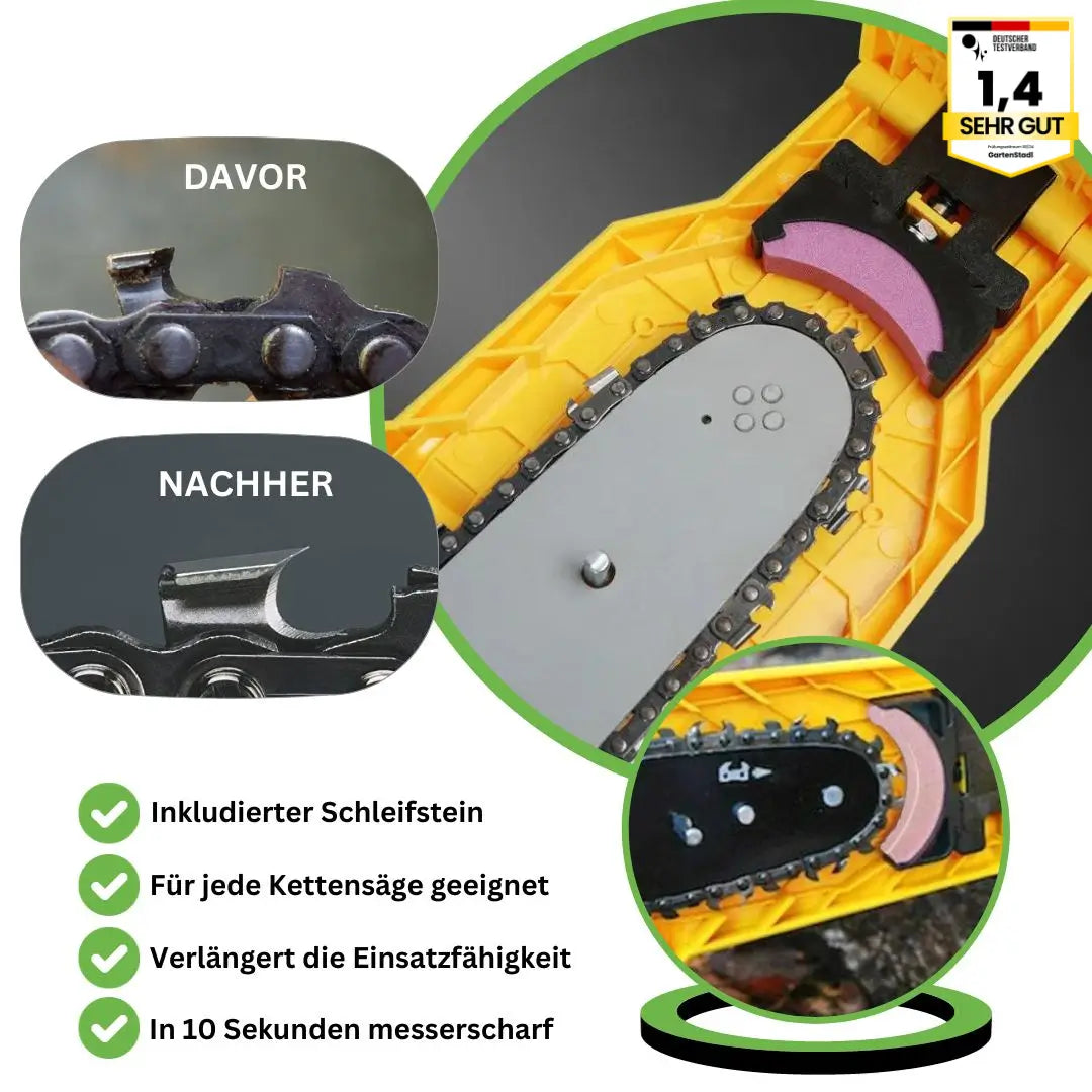 Ewerydays | UltraSaw - Kettenschärfer für jede Kettensäge
