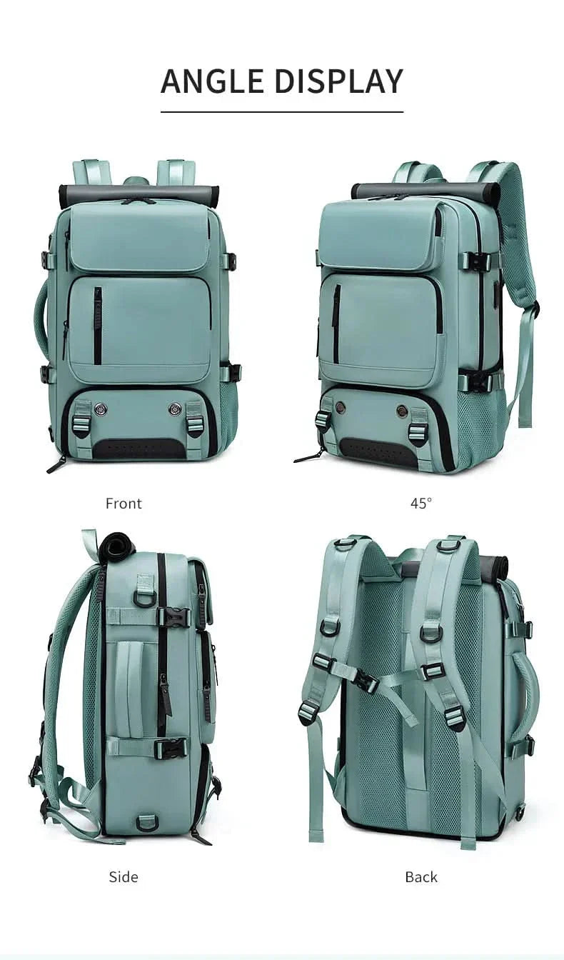 Ewerydays | Großer wasserdichter Reiserrucksack mit USB-Anschluss