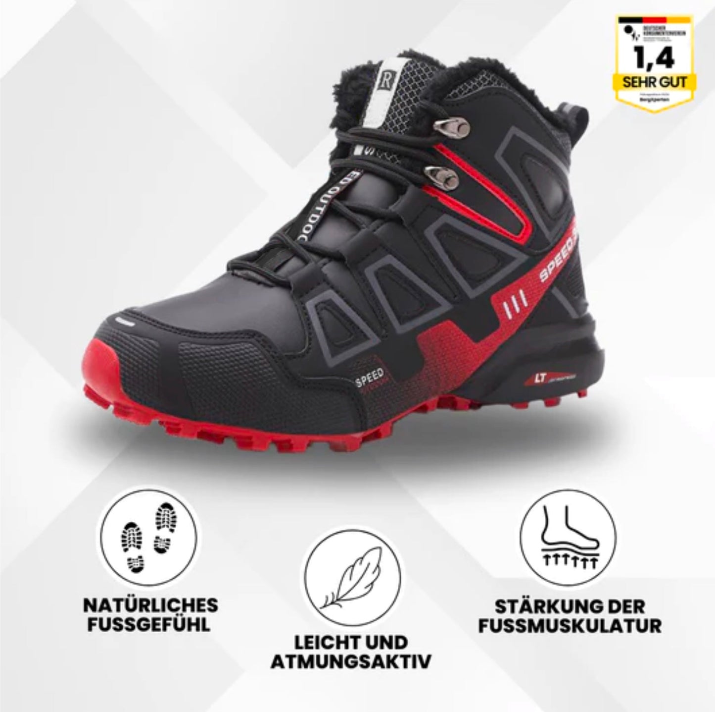 Ewerydays | OrthoTrekking Pro Hallux – ergonomische Hallux Valgus Wander u.-Trekkingschuhe