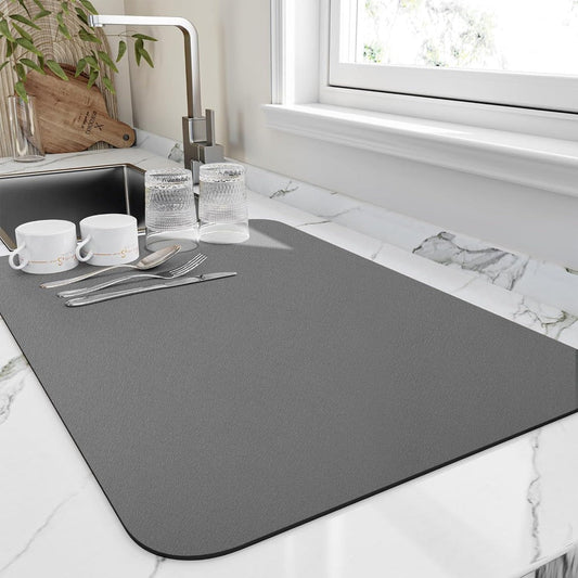 Ewerydays | Schnelltrocknende Küchen-Abtropfmatte – Hochabsorbierend & Praktisch