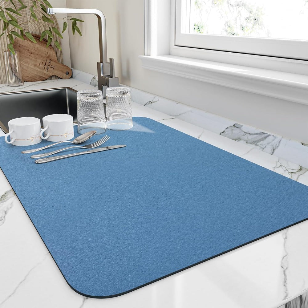 Ewerydays | Schnelltrocknende Küchen-Abtropfmatte – Hochabsorbierend & Praktisch