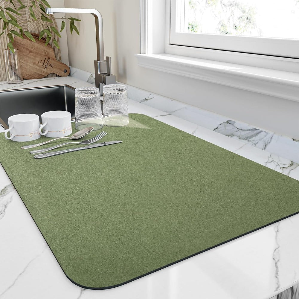 Ewerydays | Schnelltrocknende Küchen-Abtropfmatte – Hochabsorbierend & Praktisch