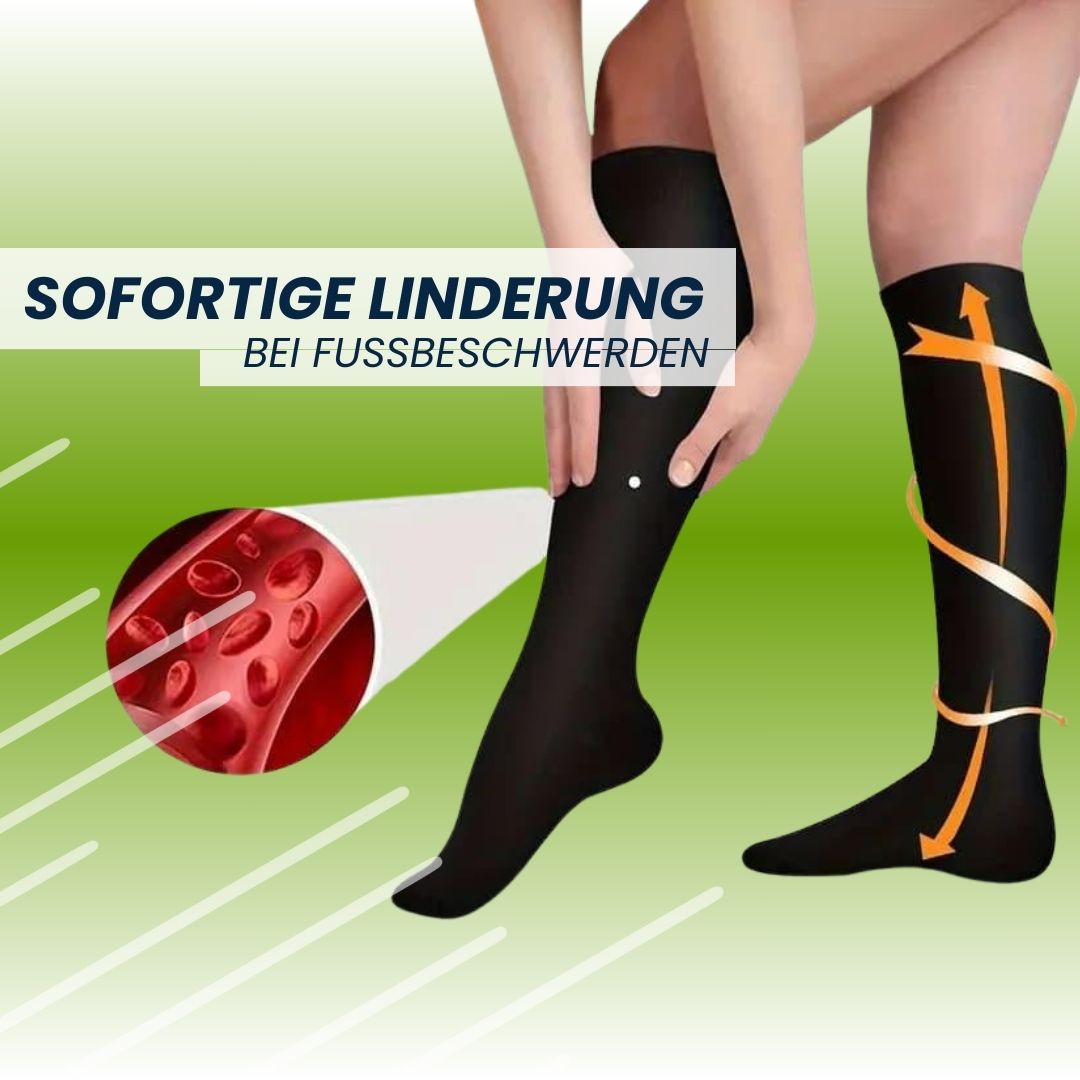 Ewerydays | Caresocks orthopädische Kompressionsstrümpfe - verhindert Krampfadern & entlastet müde Füße