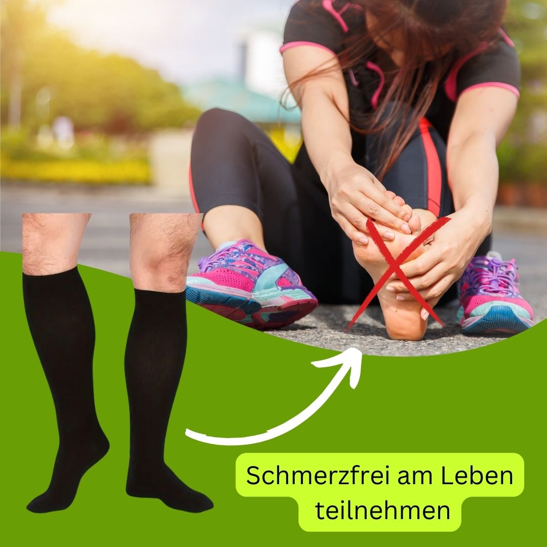 Ewerydays | Caresocks orthopädische Kompressionsstrümpfe - verhindert Krampfadern & entlastet müde Füße