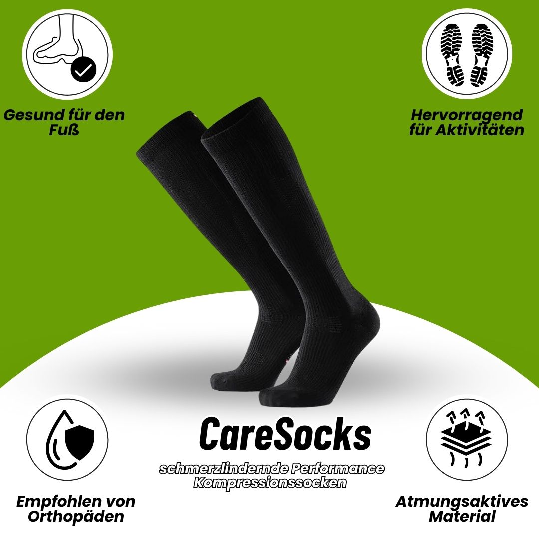 Ewerydays | Caresocks orthopädische Kompressionsstrümpfe - verhindert Krampfadern & entlastet müde Füße
