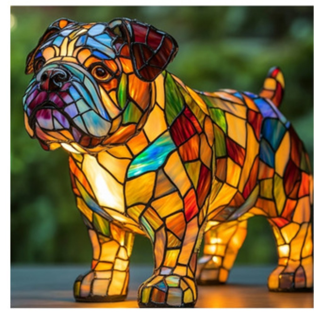 Ewerydays | Hundelampe Gartenfigur Karl – Kreative LED-Lampe für Garten & Terrasse