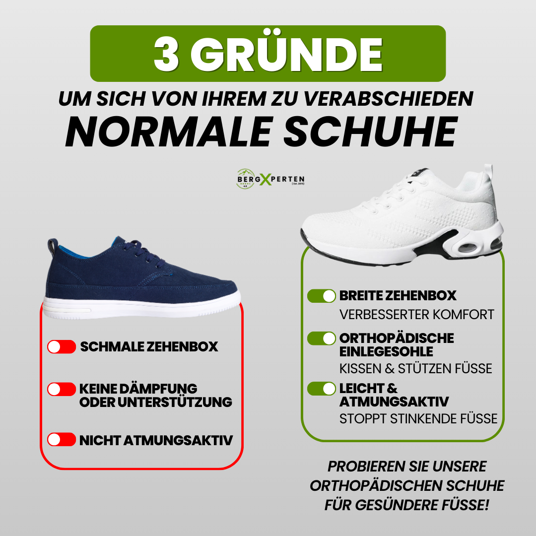 Ewerydays | OrthoCare - ergonomische Schmerzlinderungs Schuhe