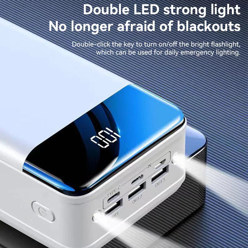 Ewerydays | PowerBloc – Powerbank 50000 mAh Schnellladung – Outdoor & Notfall-Energie