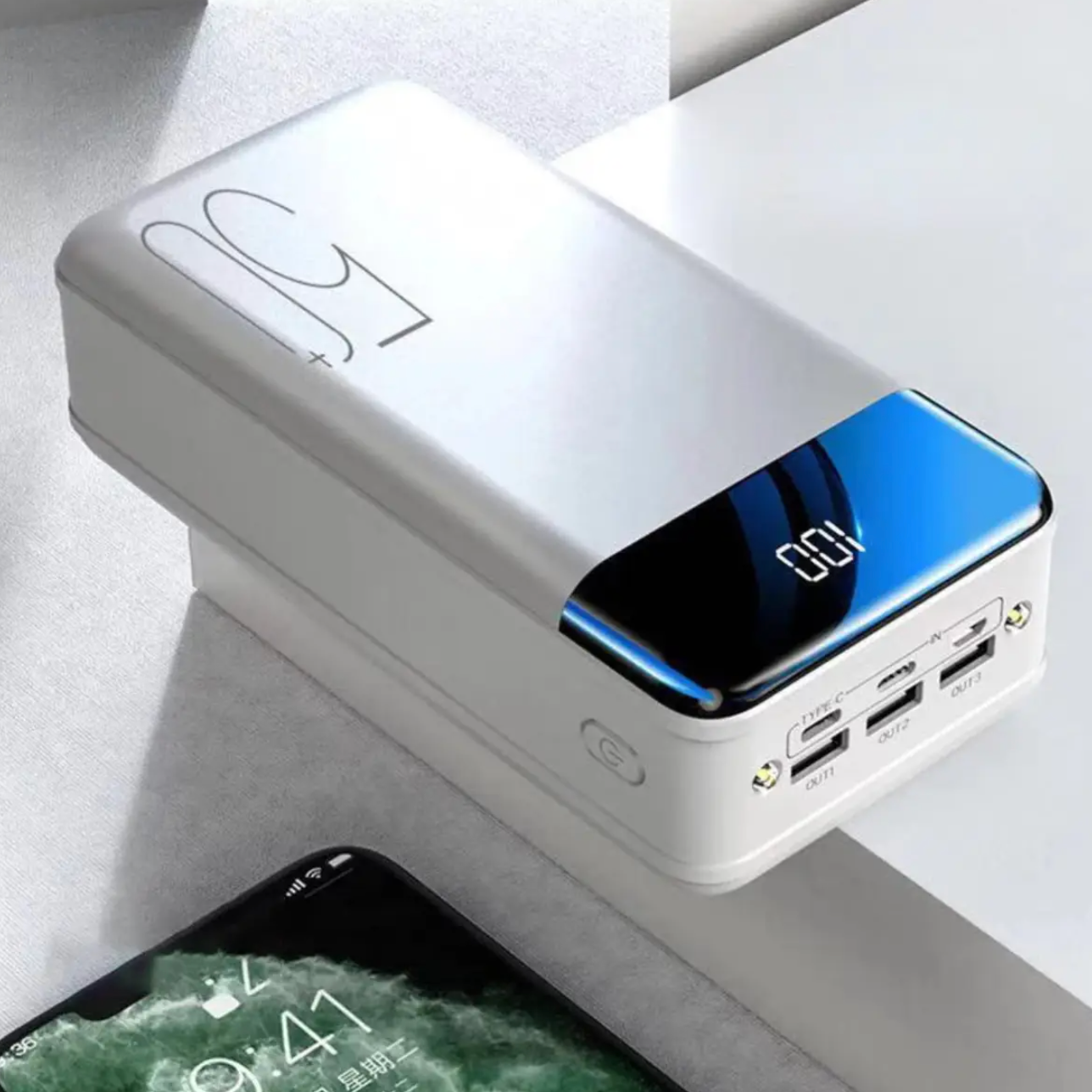 Ewerydays | PowerBloc – Powerbank 50000 mAh Schnellladung – Outdoor & Notfall-Energie