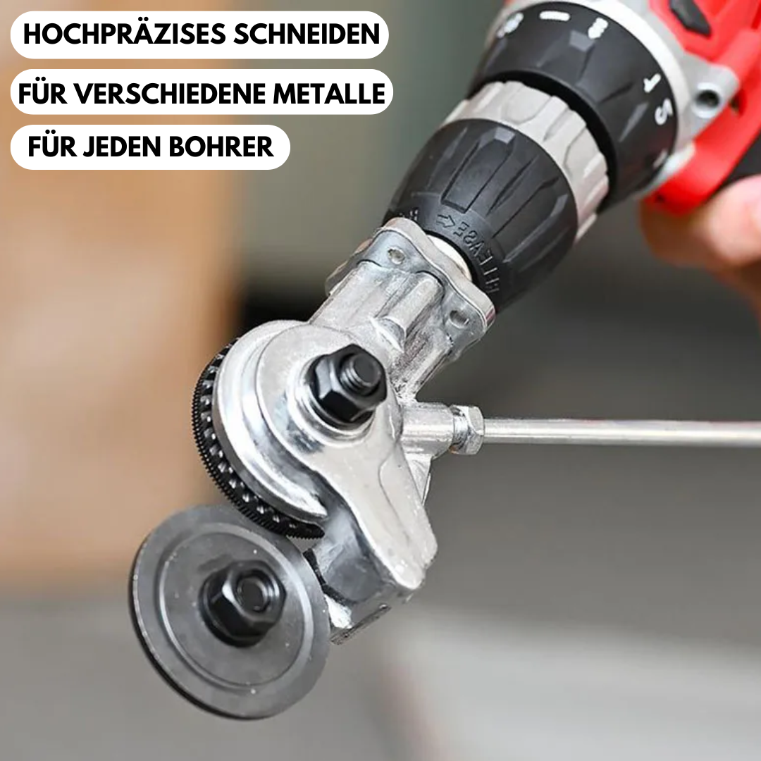 Ewerydays | Elektrischer Bohrmaschinen-Blechschneider – Aufsatz für Metall, Wellblech & Platten | Nibbler Schneidwerkzeug