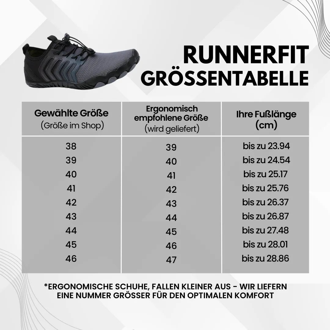 Ewerydays | RunnerFit - ergonomischer, wasserdichter & rutschfester Barfußschuh
