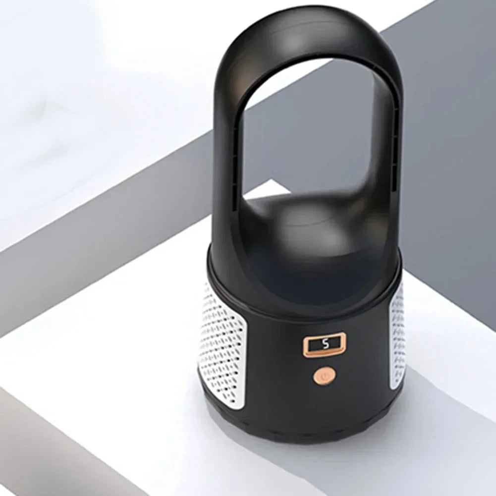 Ewerydays | Bladeless Tischventilator – Kompakter, Kabelloser USB-Ventilator ohne Rotor für Schlafzimmer & Büro