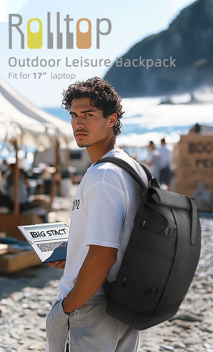 Ewerydays | Erweiterbarer Outdoor-Rucksack mit großem Volumen & Laptopfach