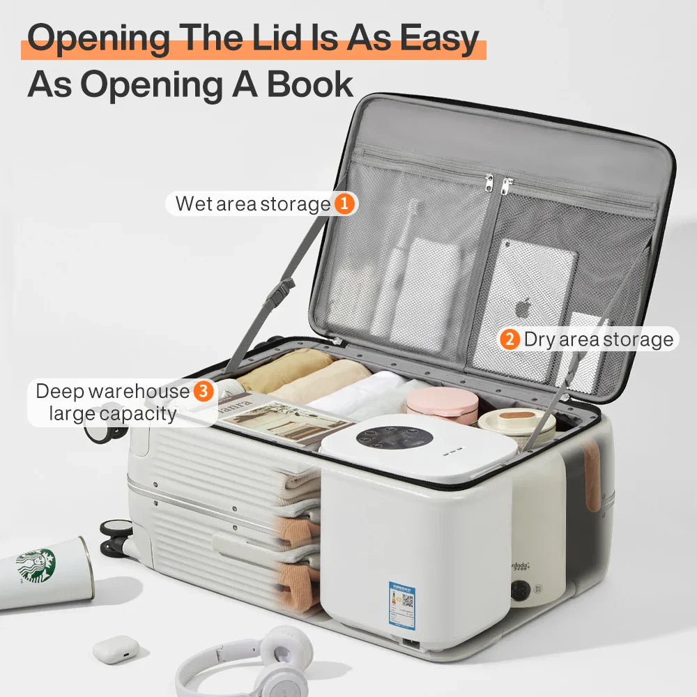 Ewerydays | Aluminiumrahmen-Hartschalenkoffer mit USB-Port – Turin