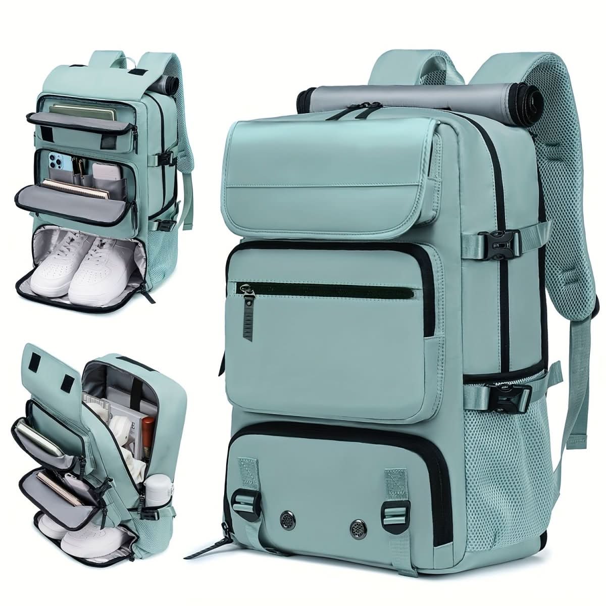 Ewerydays | Großer wasserdichter Reiserrucksack mit USB-Anschluss