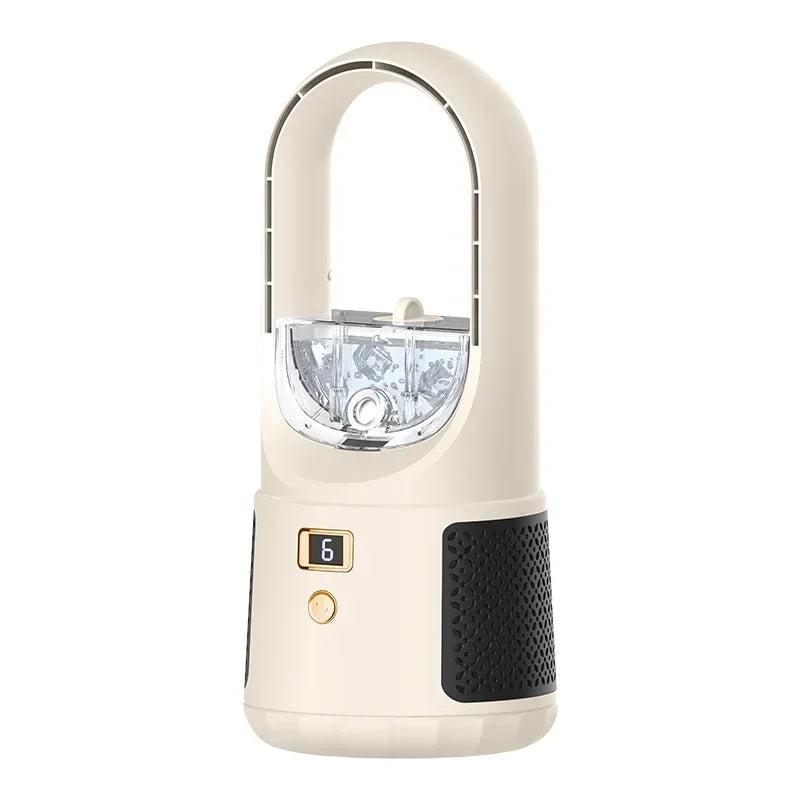 Ewerydays | Bladeless Tischventilator – Kompakter, Kabelloser USB-Ventilator ohne Rotor für Schlafzimmer & Büro