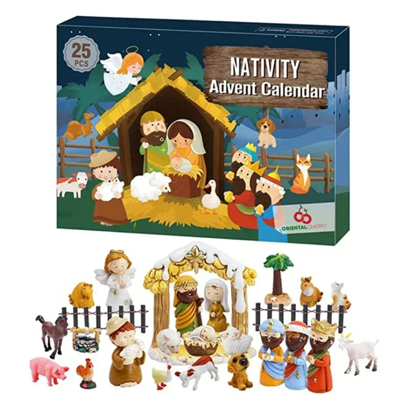 Ewerydays | HolyTradition – Krippen-Adventskalender mit 24 Harzminiaturen