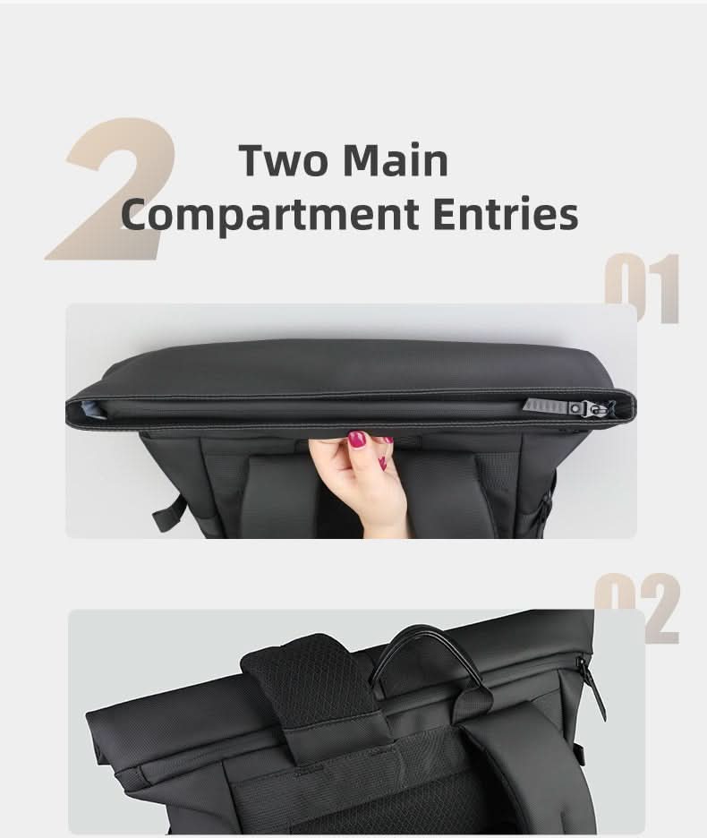 Ewerydays | Erweiterbarer Outdoor-Rucksack mit großem Volumen & Laptopfach