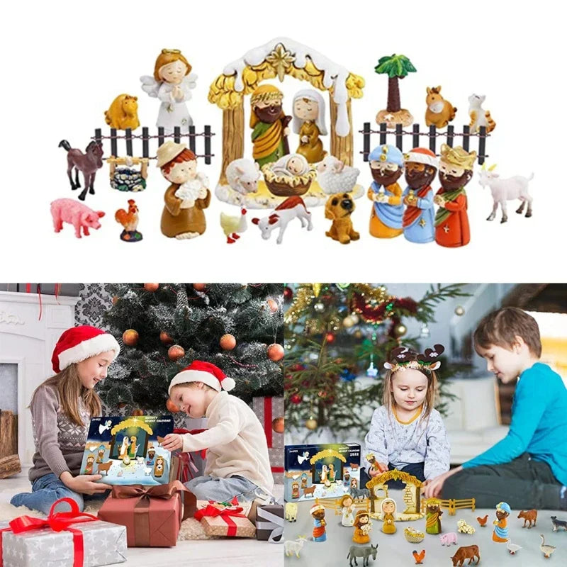 Ewerydays | HolyTradition – Krippen-Adventskalender mit 24 Harzminiaturen