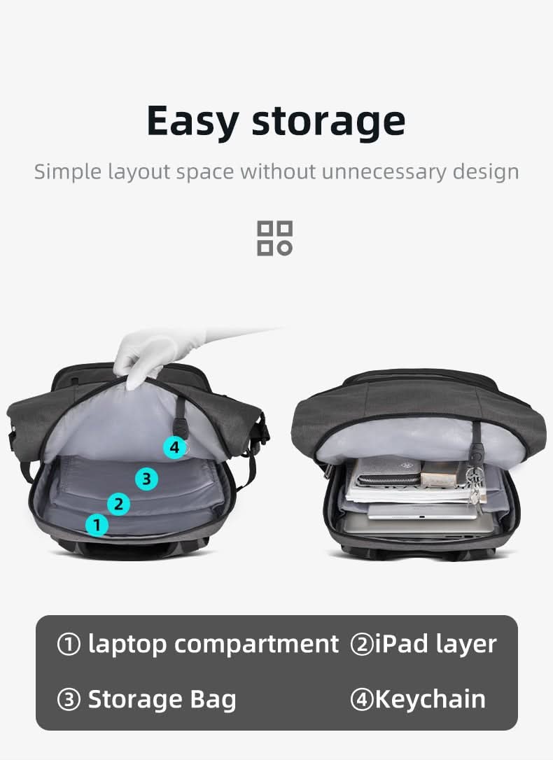Ewerydays | Multifunktionaler Rucksack für draußen mit USB-Anschluss