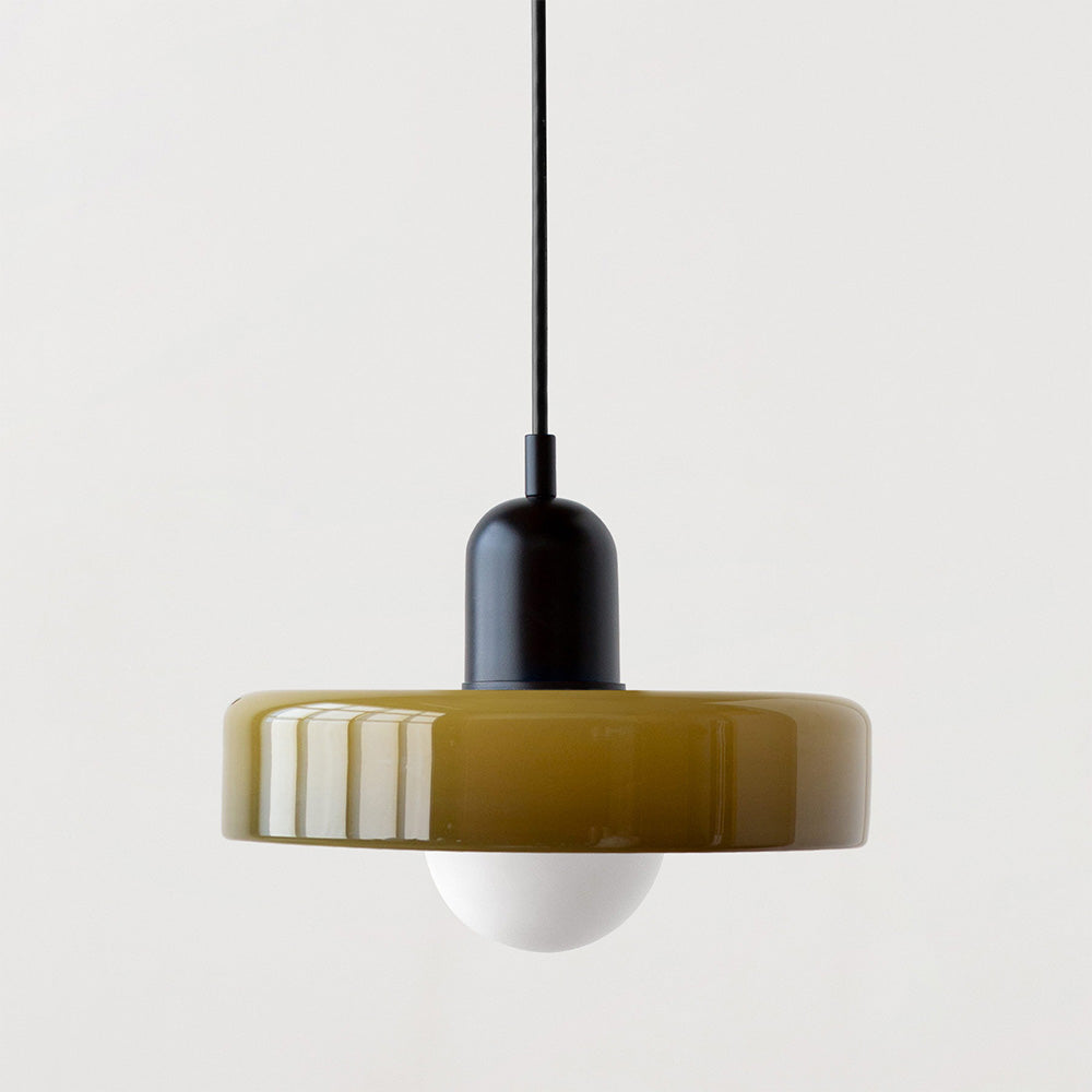 Ewerydays | Bauhaus-Pendelleuchte aus farbigem Glas