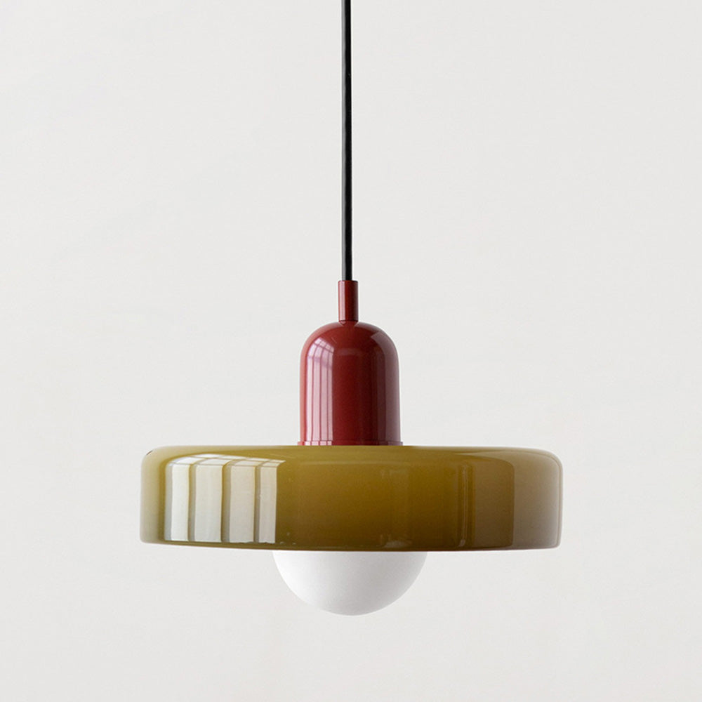 Ewerydays | Bauhaus-Pendelleuchte aus farbigem Glas