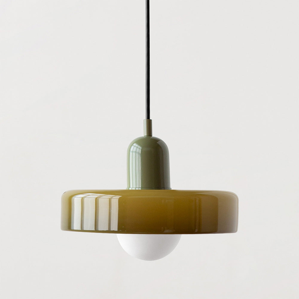 Ewerydays | Bauhaus-Pendelleuchte aus farbigem Glas