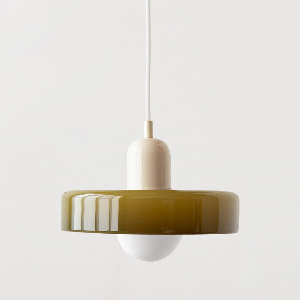Ewerydays | Bauhaus-Pendelleuchte aus farbigem Glas