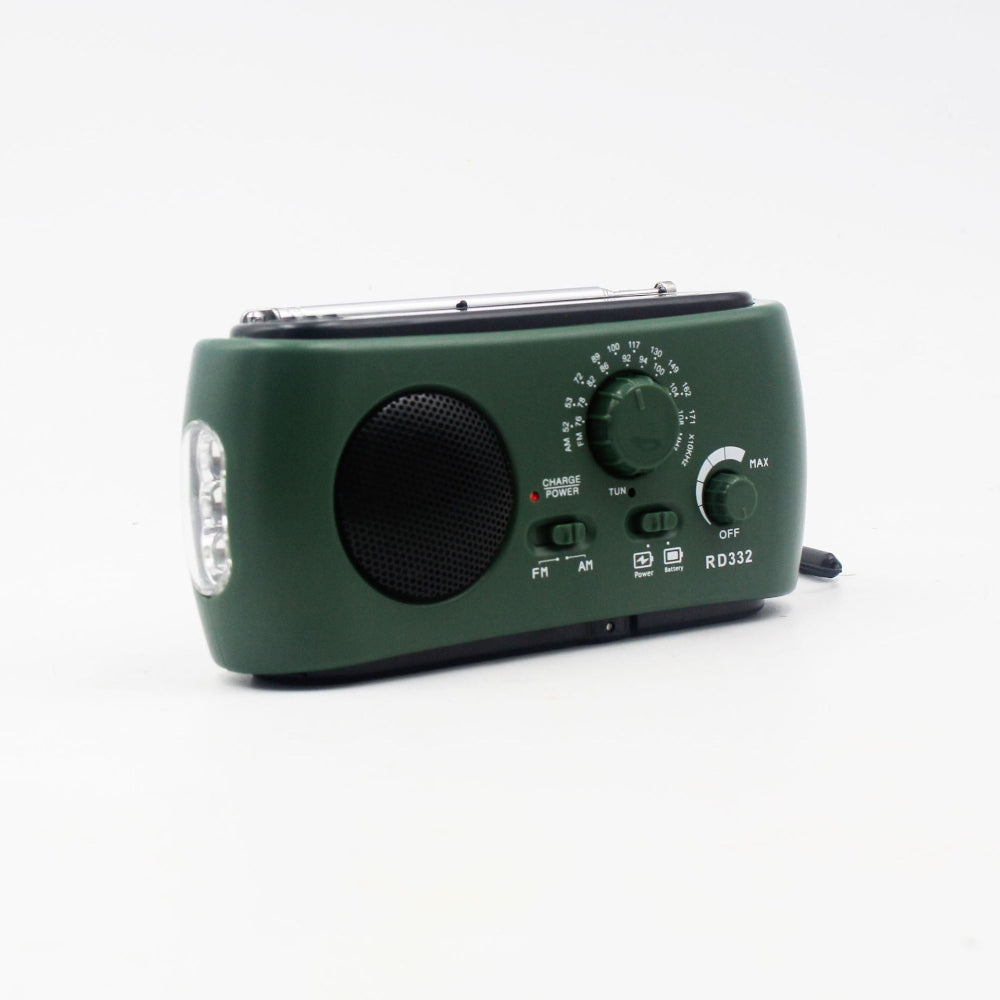 Ewerydays | SafeTune - Notfallradio mit USB-, Solar- und Kurbelaufladung
