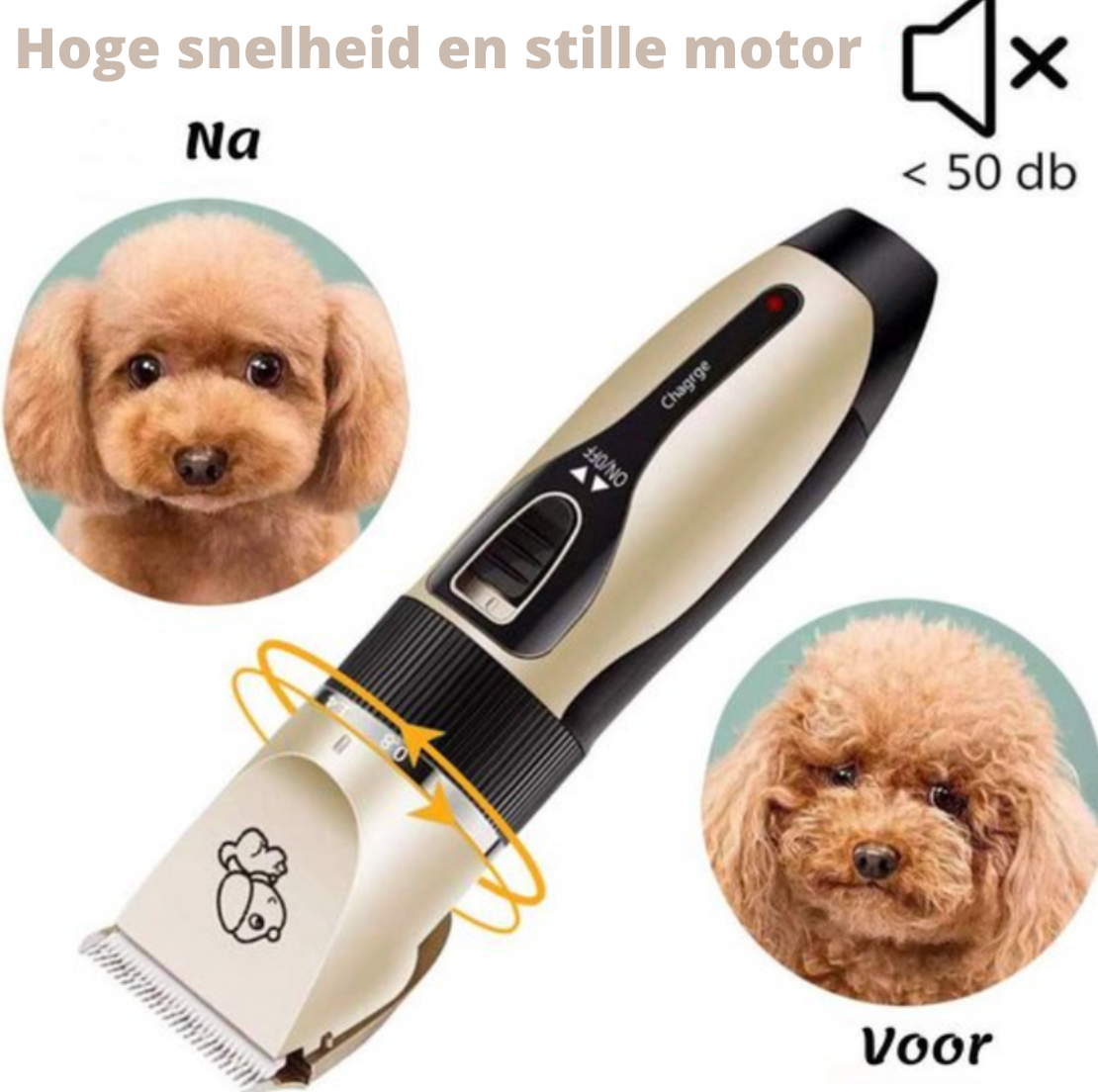 Ewerydays | Petts – Hundeschermaschine mit 5 Stufen & Bürste – für alle Felltypen
