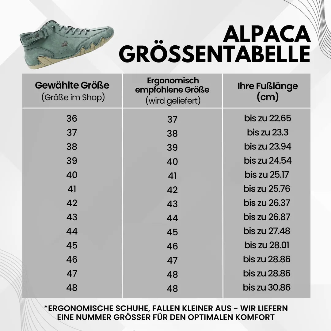 Ewerydays | Alpaca - ergonomische, wasserdichte & schmerzlindernde Leder-Barfußschuhe