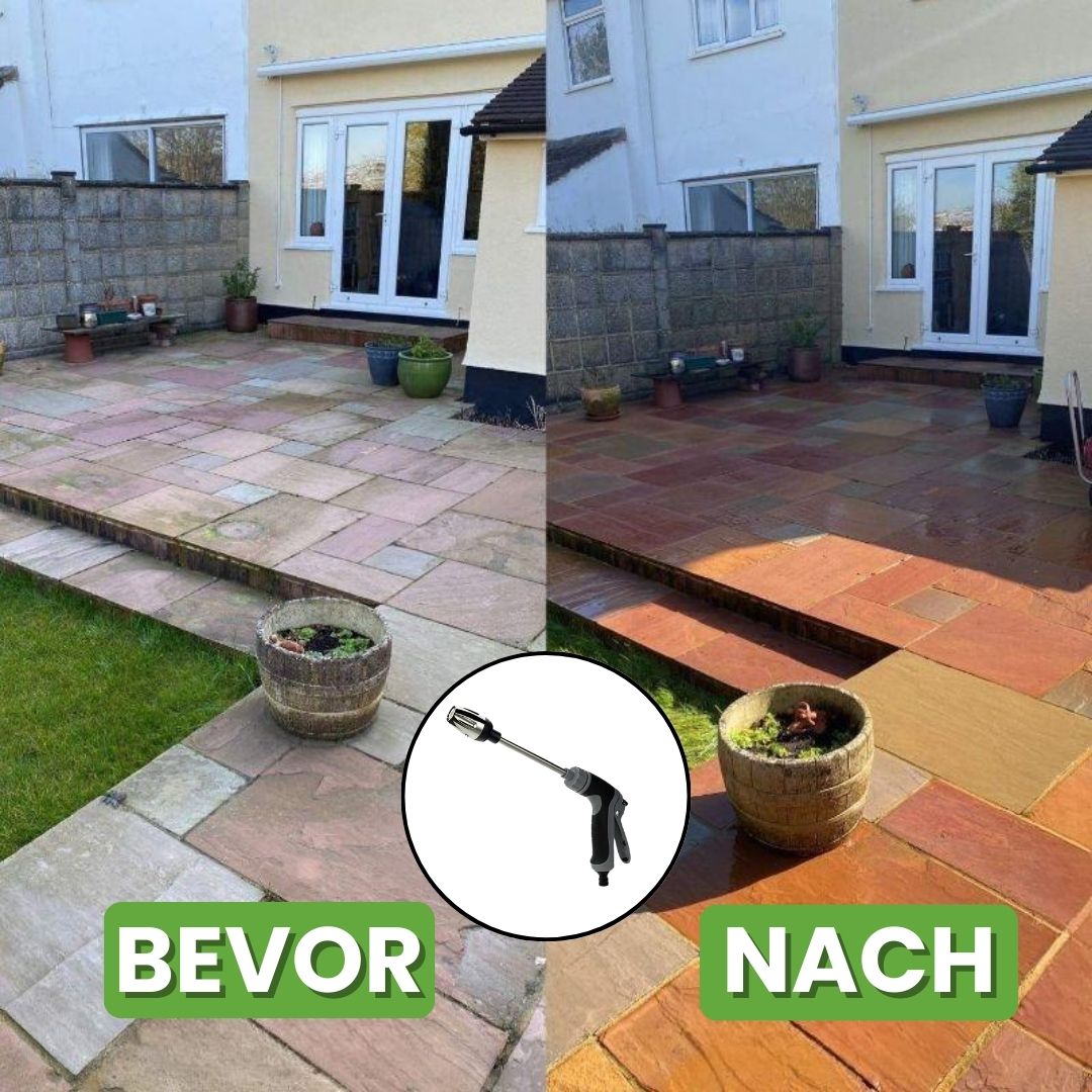 Ewerydays | Turbowasher - Power-Hochdruckreiniger für jeden Gartenschlauch - Sonderaktion 1+1 Gratis