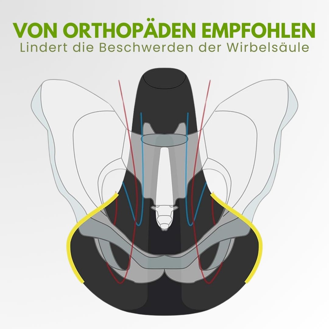 Ewerydays | Cloudsattel - orthopädischer schmerzlindernder Radsattel für alle Fahrräder