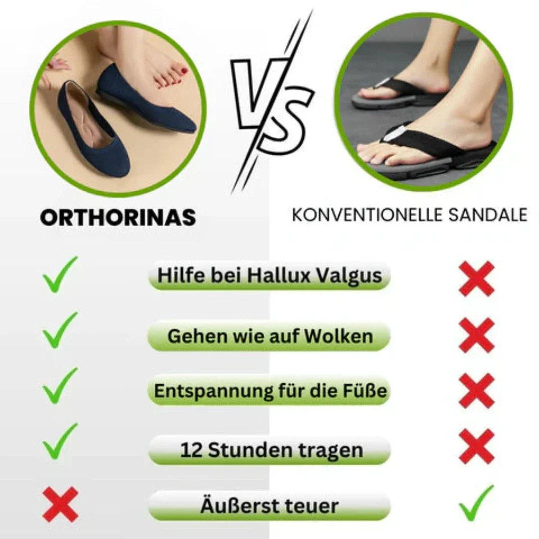 Ewerydays | Orthorinas - ergonomische schmerzlindernde Ballerinas