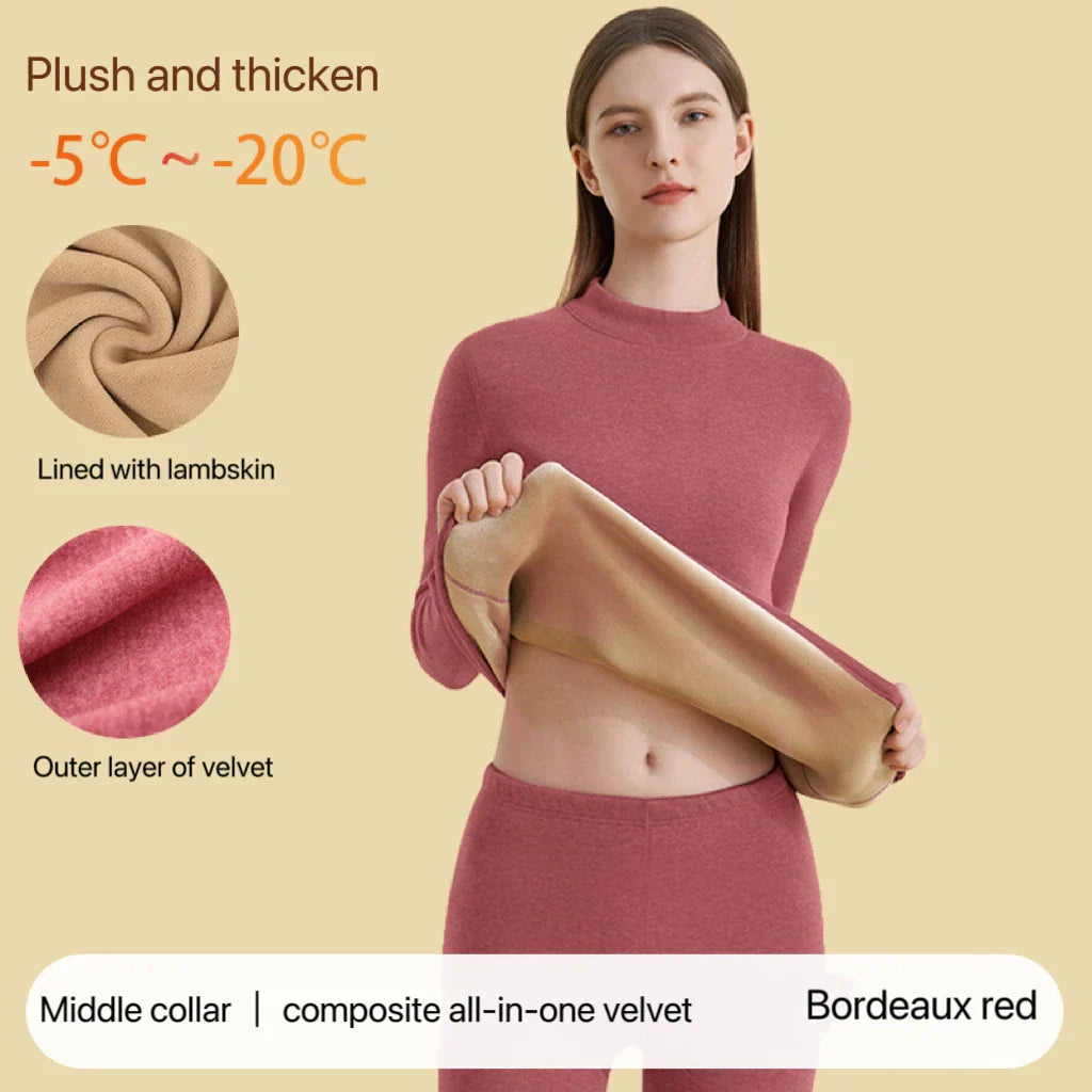 Ewerydays | HeatLoom – Damen Thermounterwäsche Set nahtlos & extra dick für Winter