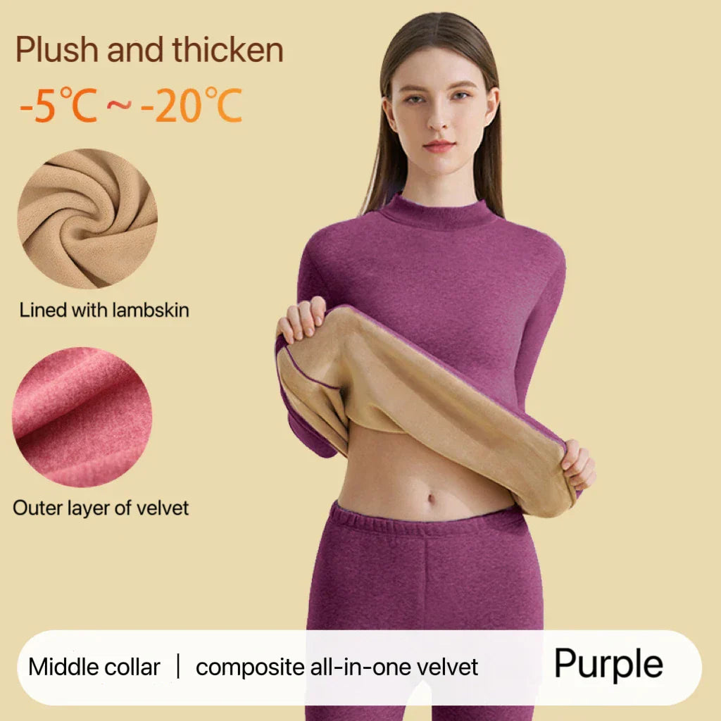 Ewerydays | HeatLoom – Damen Thermounterwäsche Set nahtlos & extra dick für Winter