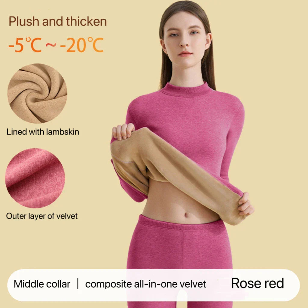 Ewerydays | HeatLoom – Damen Thermounterwäsche Set nahtlos & extra dick für Winter