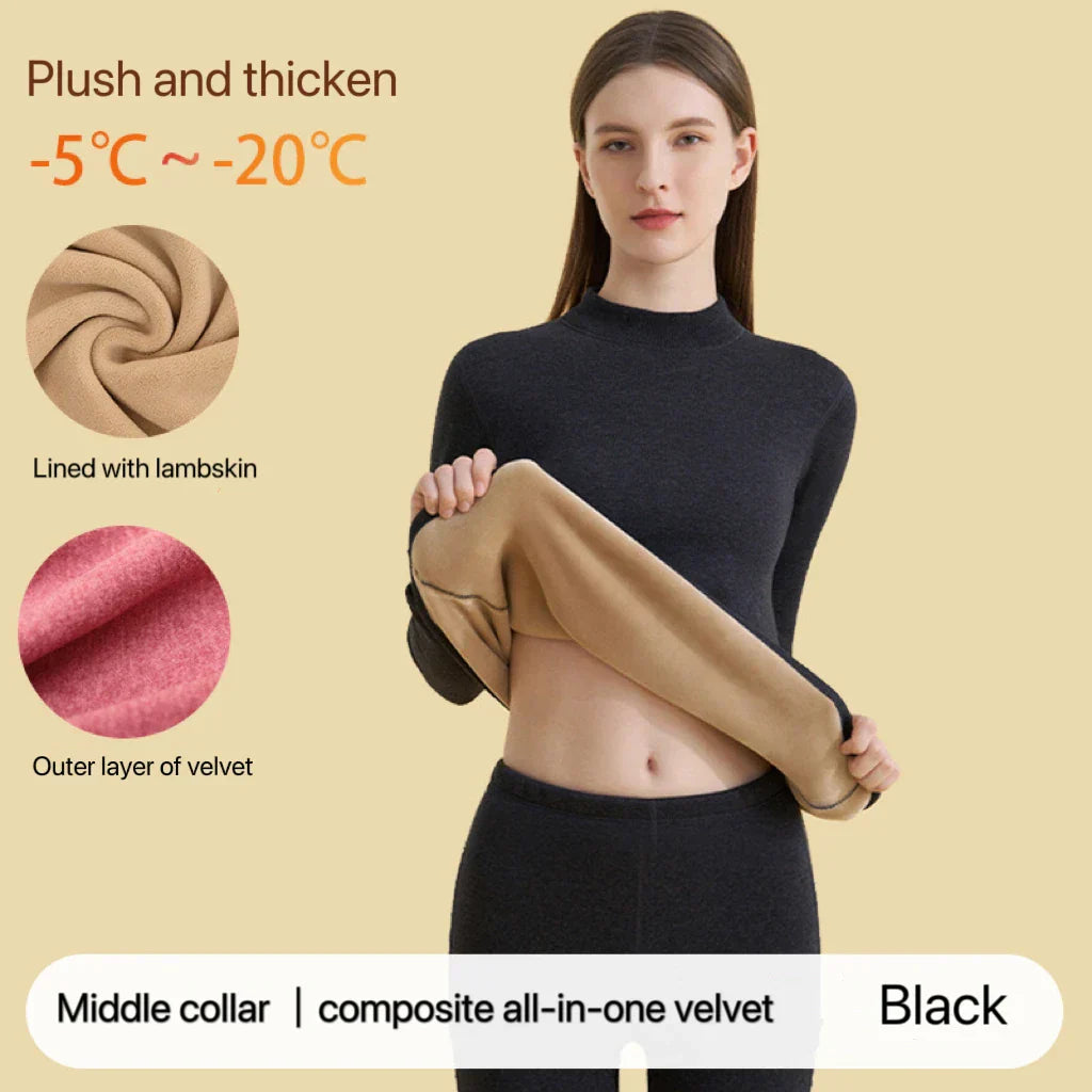 Ewerydays | HeatLoom – Damen Thermounterwäsche Set nahtlos & extra dick für Winter