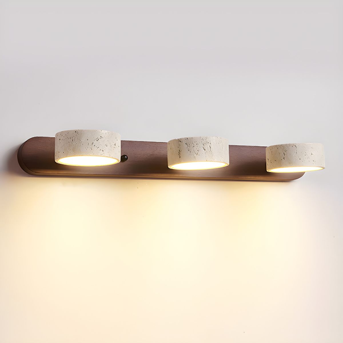 Ewerydays | Travero Duo Wandleuchte – Modern, Doppelarm, Travertin-Optik