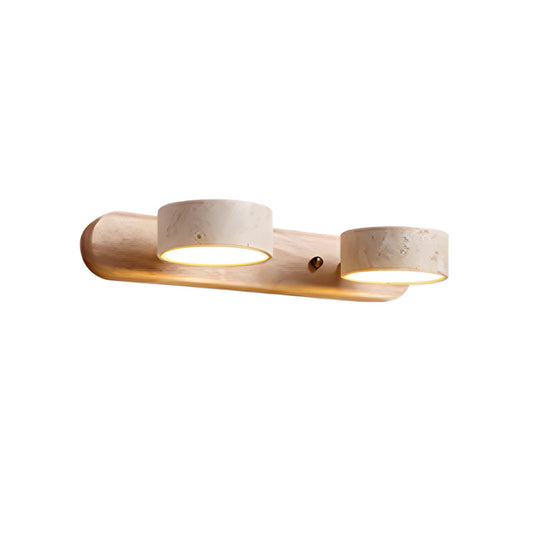 Ewerydays | Travero Duo Wandleuchte – Modern, Doppelarm, Travertin-Optik