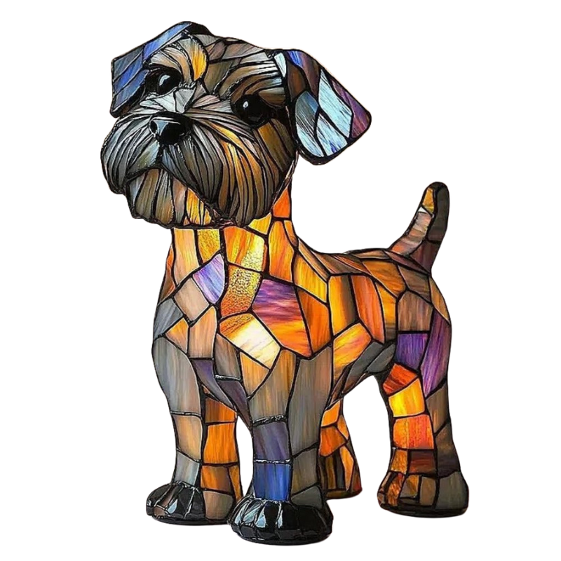Ewerydays | Hundelampe Fido Terrier – Charmante LED Solar Lampe mit Hundemotiv