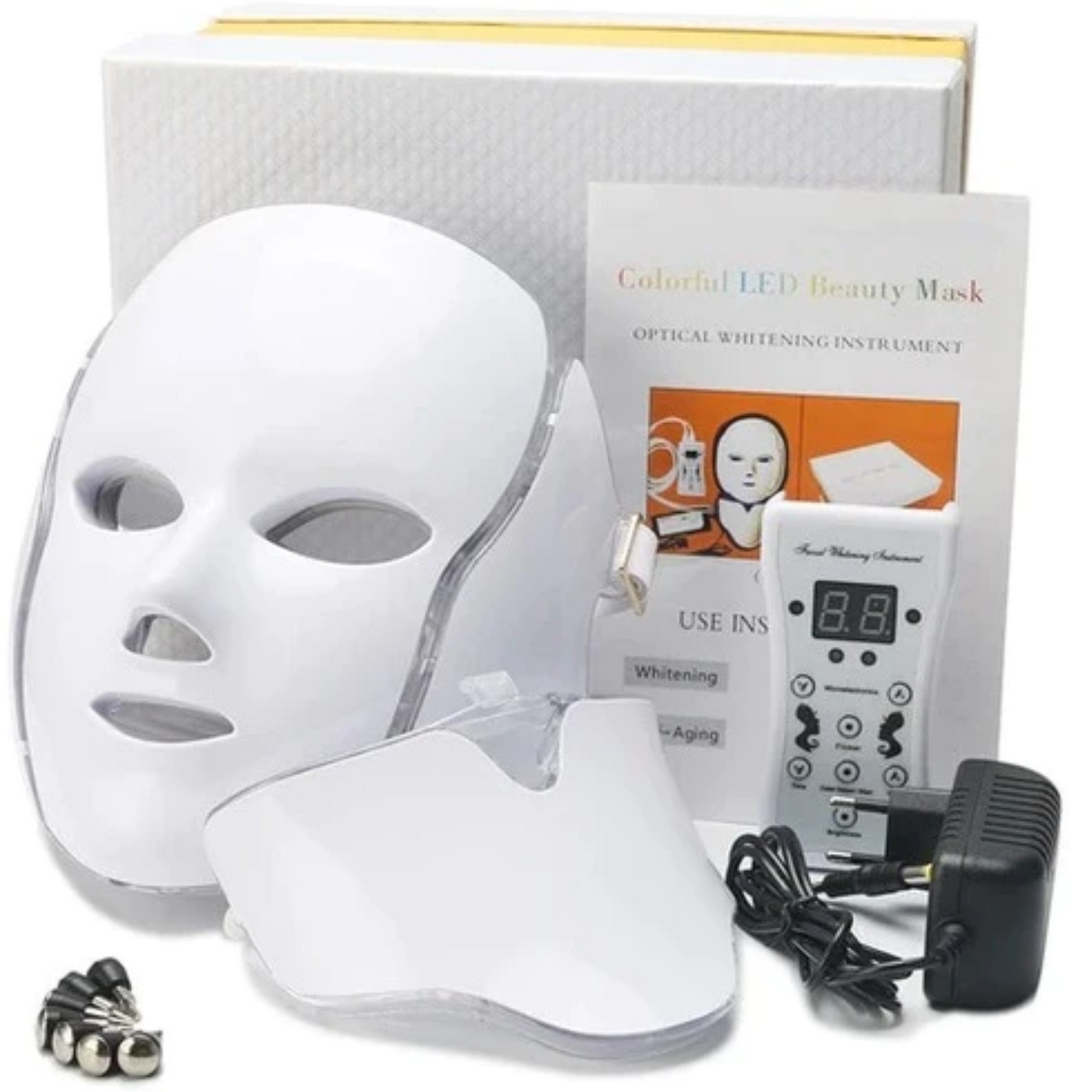 Ewerydays | 7 Farben LED Photon Lichttherapie Maske - Gesichts- und Halsbehandlung