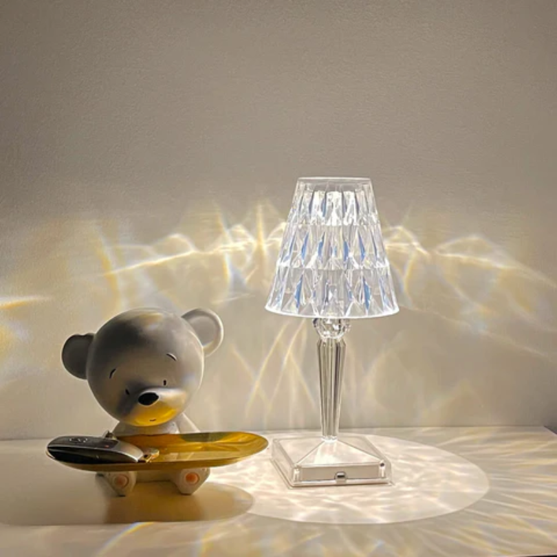 Ewerydays | LumiVera – Kristall Tischlampe dekorativ modern warmweiß Licht E27