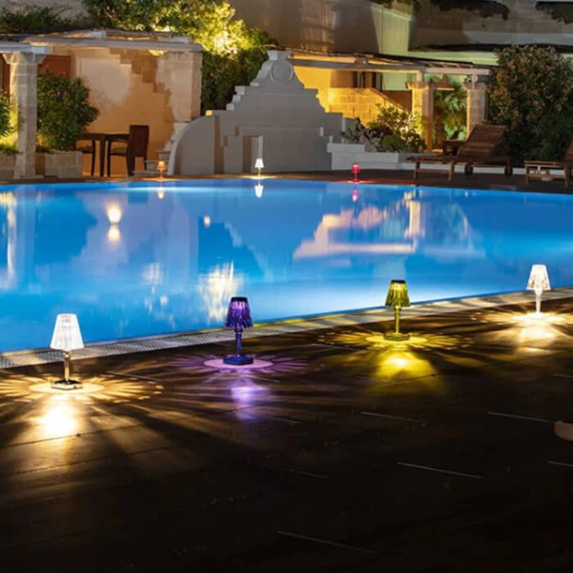 Ewerydays | LumiVera – Kristall Tischlampe dekorativ modern warmweiß Licht E27