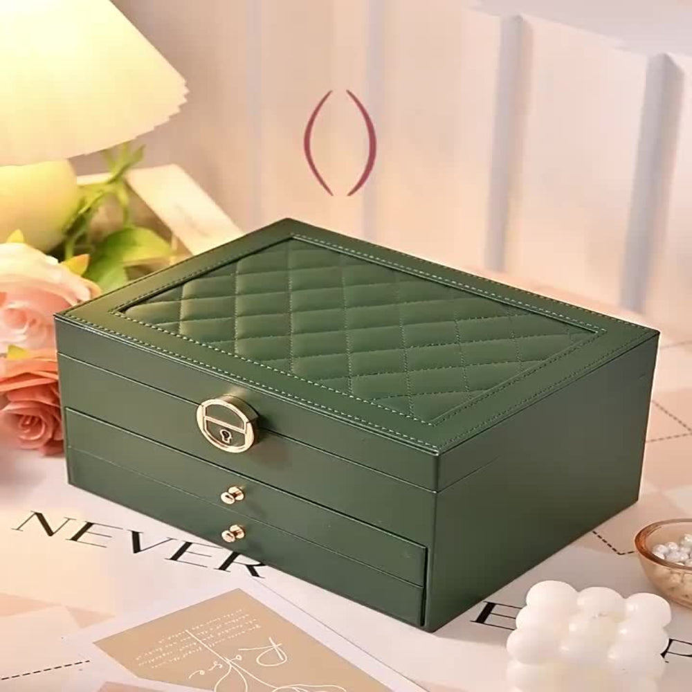 Ewerydays | Velvique - Luxus Leder Schmuck Organizer Box