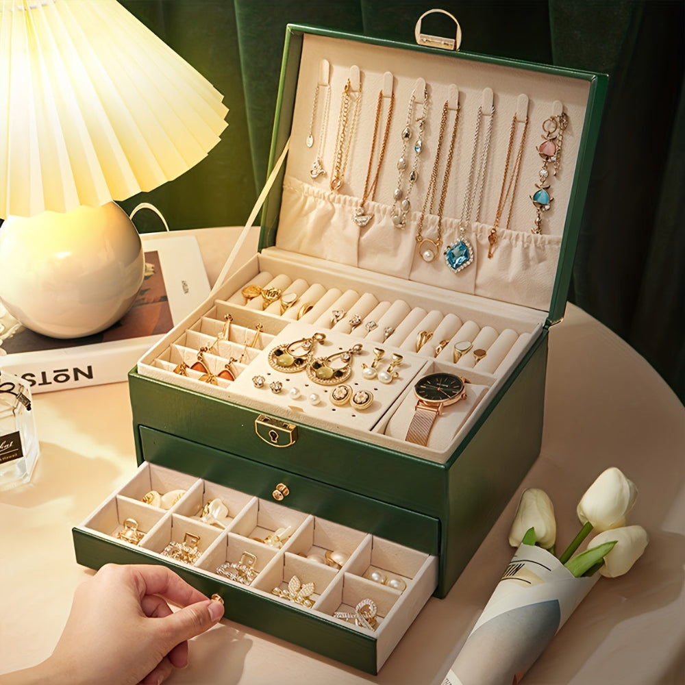 Ewerydays | Velvique - Luxus Leder Schmuck Organizer Box