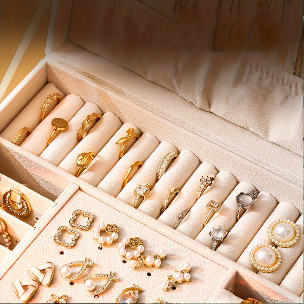 Ewerydays | Velvique - Luxus Leder Schmuck Organizer Box
