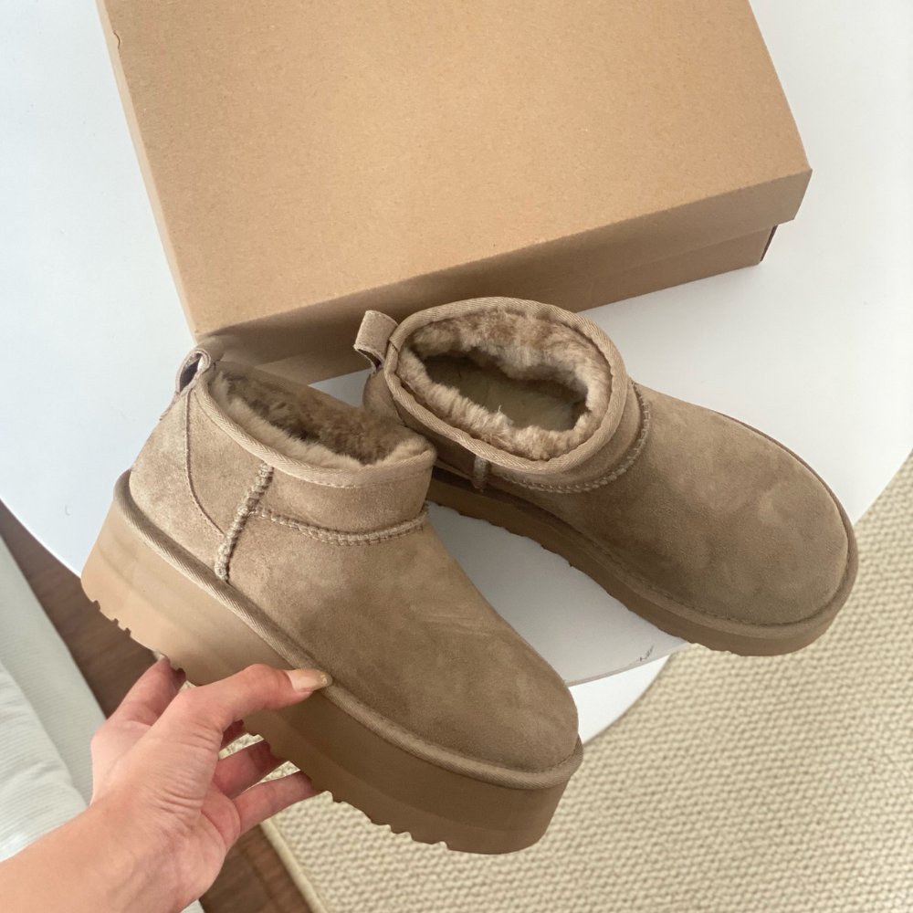 Ewerydays | Damen Plateaustiefel Fellfutter Stilvoll Komfort
